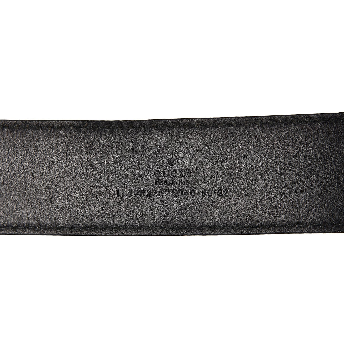 Calfskin Interlocking G Belt 80 32 Black