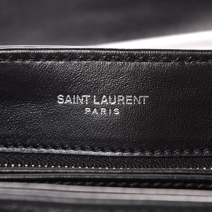Saint Laurent Calfskin Y Quilted Monogram Toy Loulou Crossbody Bag Black 6 of 10