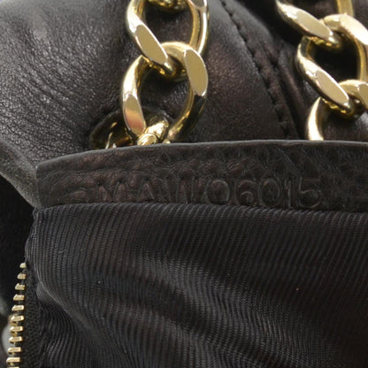 Burberry Leather Quilted Shoulder Bag Black 8 of 10