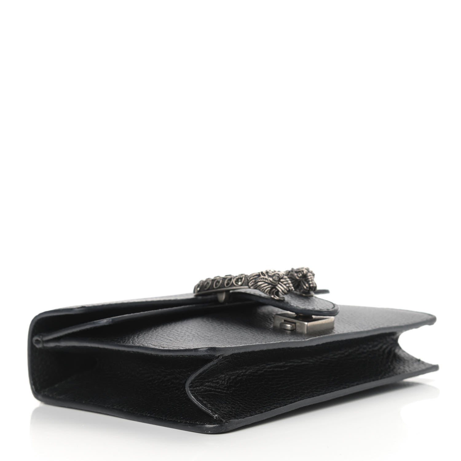Gucci Calfskin Mini Dionysus Shoulder Bag Black 4 of 11