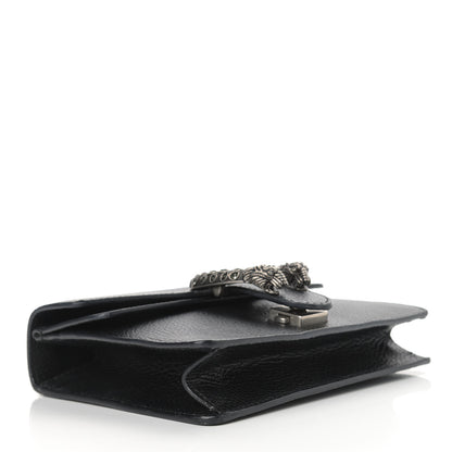 Gucci Calfskin Mini Dionysus Shoulder Bag Black 4 of 11