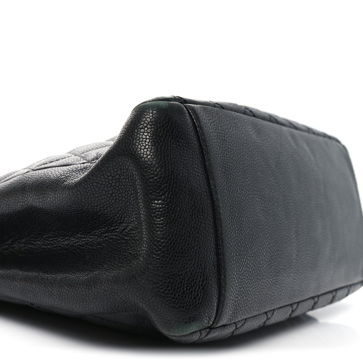 Caviar Quilted Grand Shopping Tote GST Black