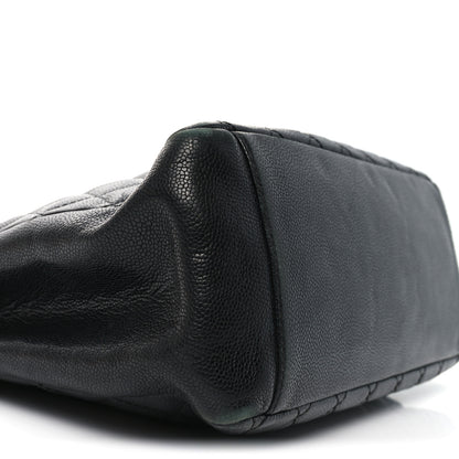 Chanel Caviar Quilted Grand Shopping Tote GST Black 9 of 10