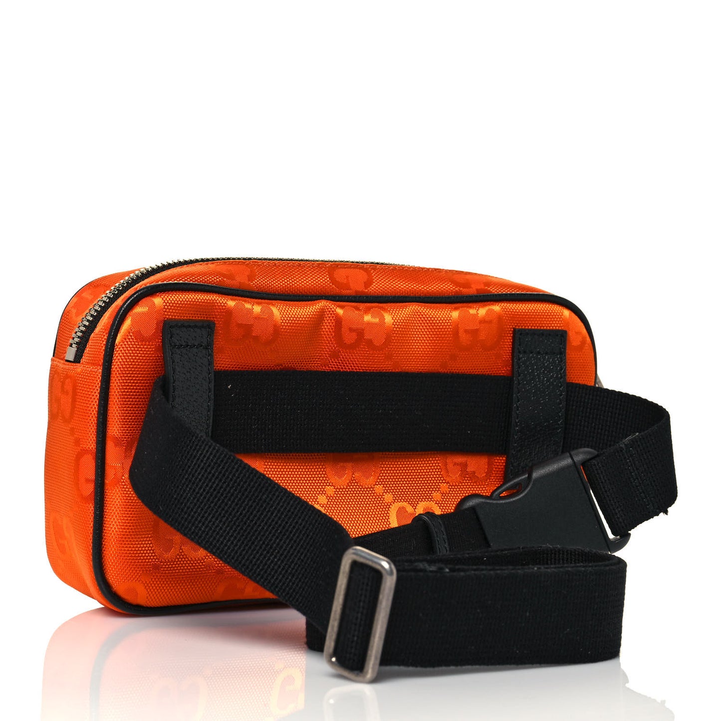 Econyl Nylon Monogram Off The Grid Belt Bag Carrot Orange Black