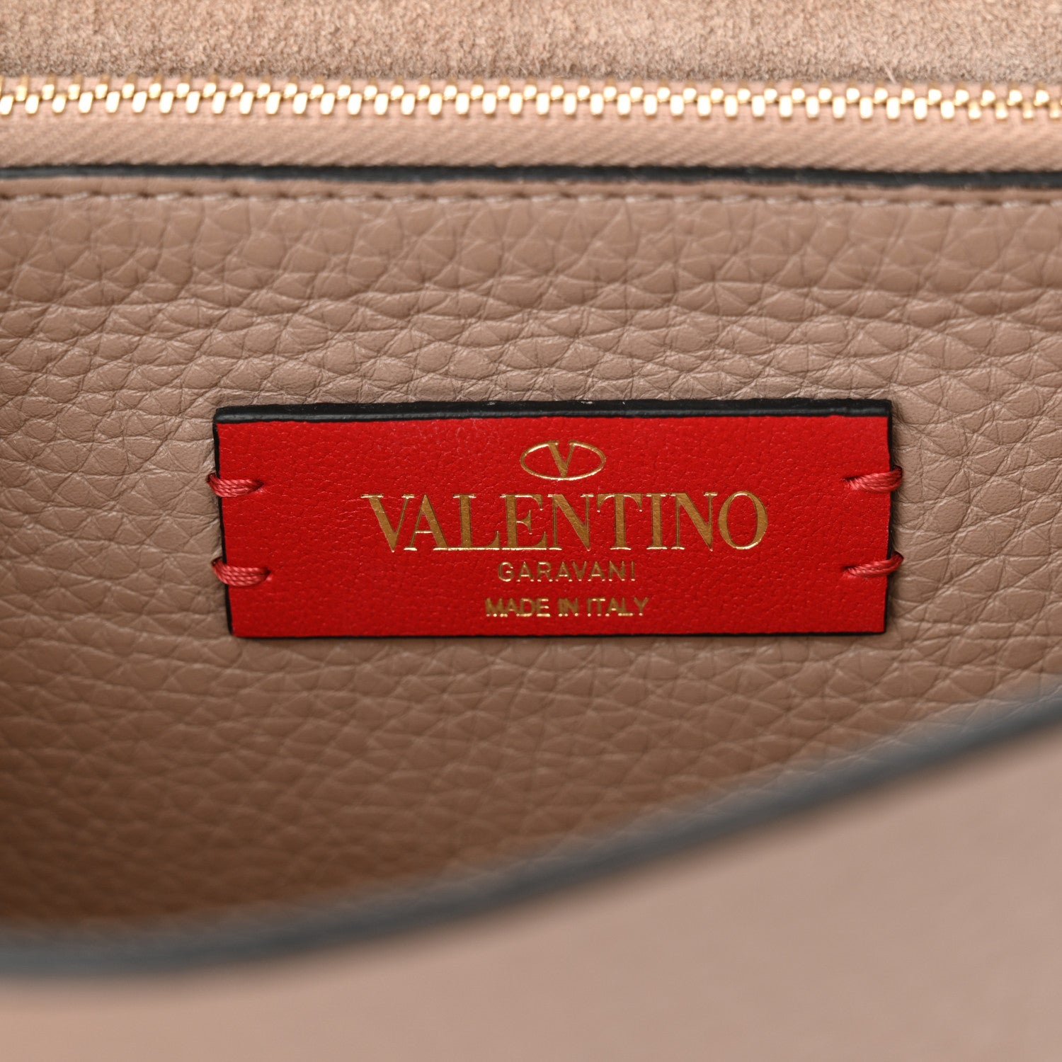 Valentino Garavani Grained Calfskin Small Rockstud Flap Crossbody Bag Poudre 6 of 15