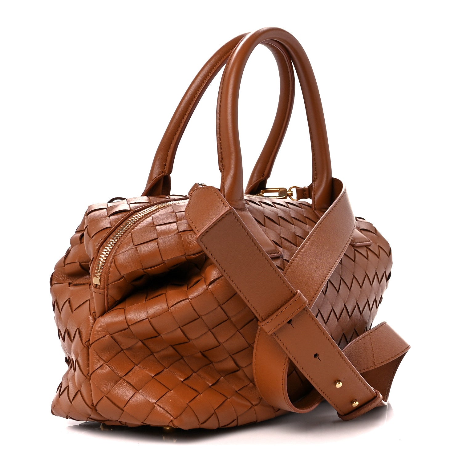 Bottega Veneta Nappa Intrecciato Bauletto Wood 3 of 11