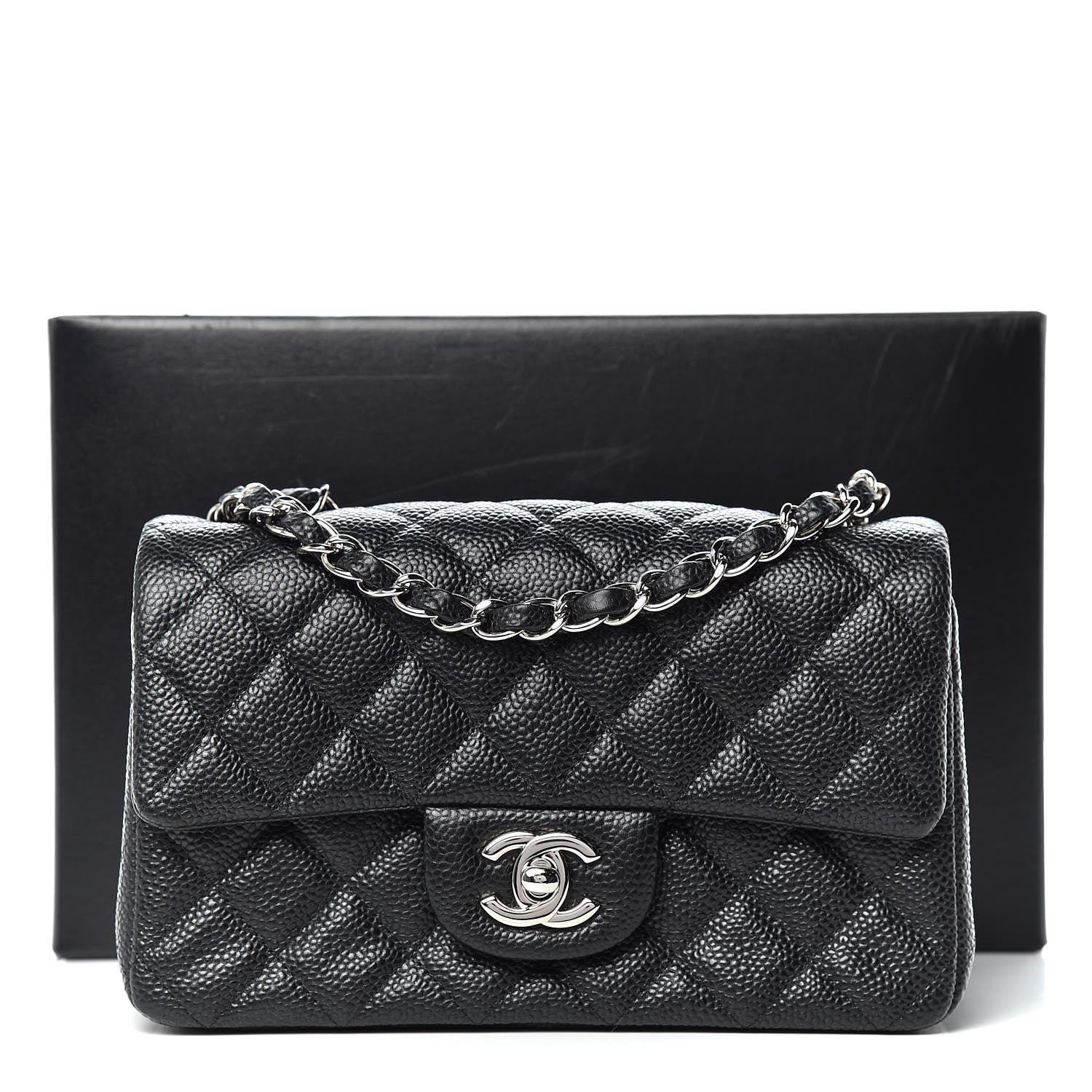 Chanel Caviar Quilted Mini Rectangular Flap Black 10 of 10