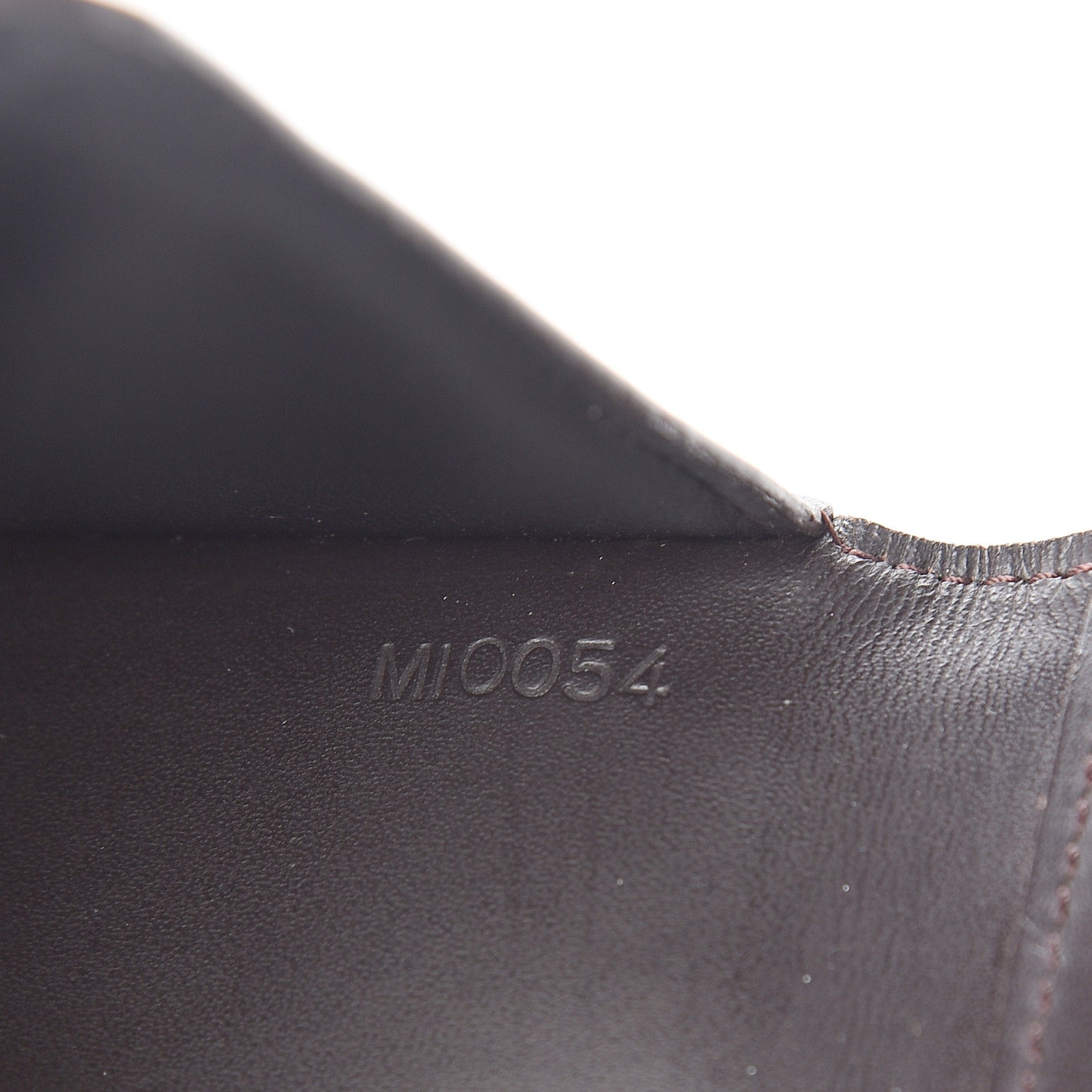 Monogram Glace Compact Wallet Cafe Brown