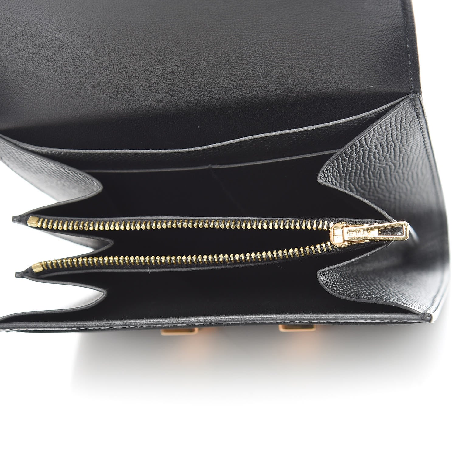Hermes Epsom Constance Short Wallet Black 5 of 7