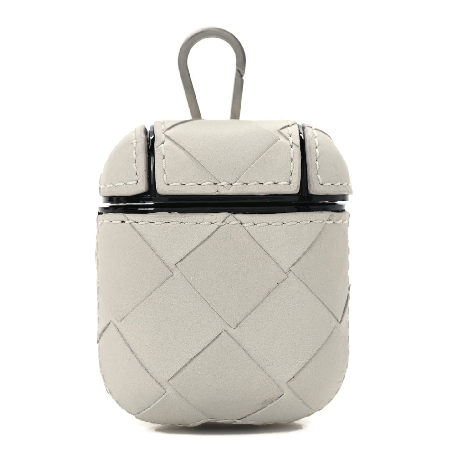 Nappa Intrecciato Airpods Case White