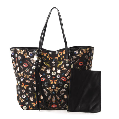Alexander McQueen Silk Obsessions Tote Black 1 of 9