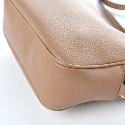 Gucci Pebbled Calfskin Small Soho Disco Bag Rose Beige 12 of 13
