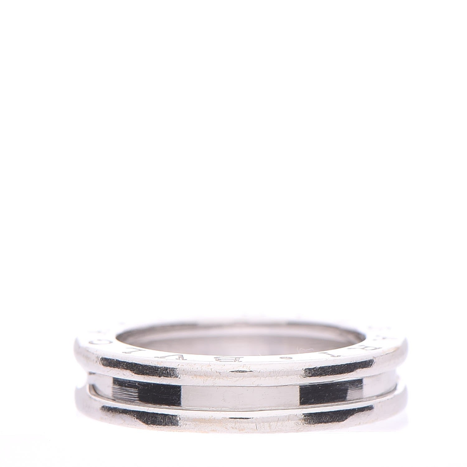 Bulgari 18K White Gold B.Zero1 Ring 52 6 3 of 6