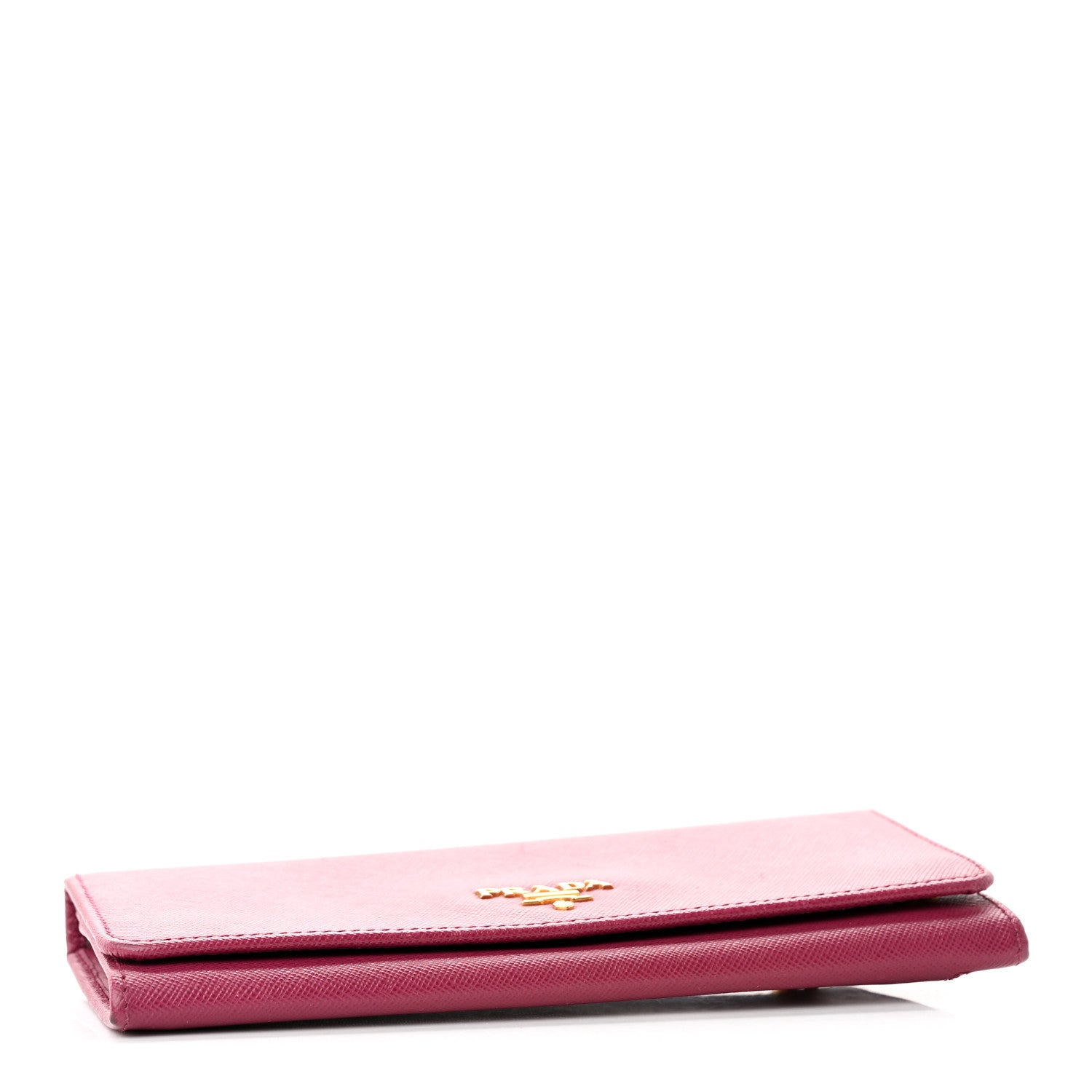 Prada Saffiano Metal Continental Flap Wallet Ametista 4 of 13
