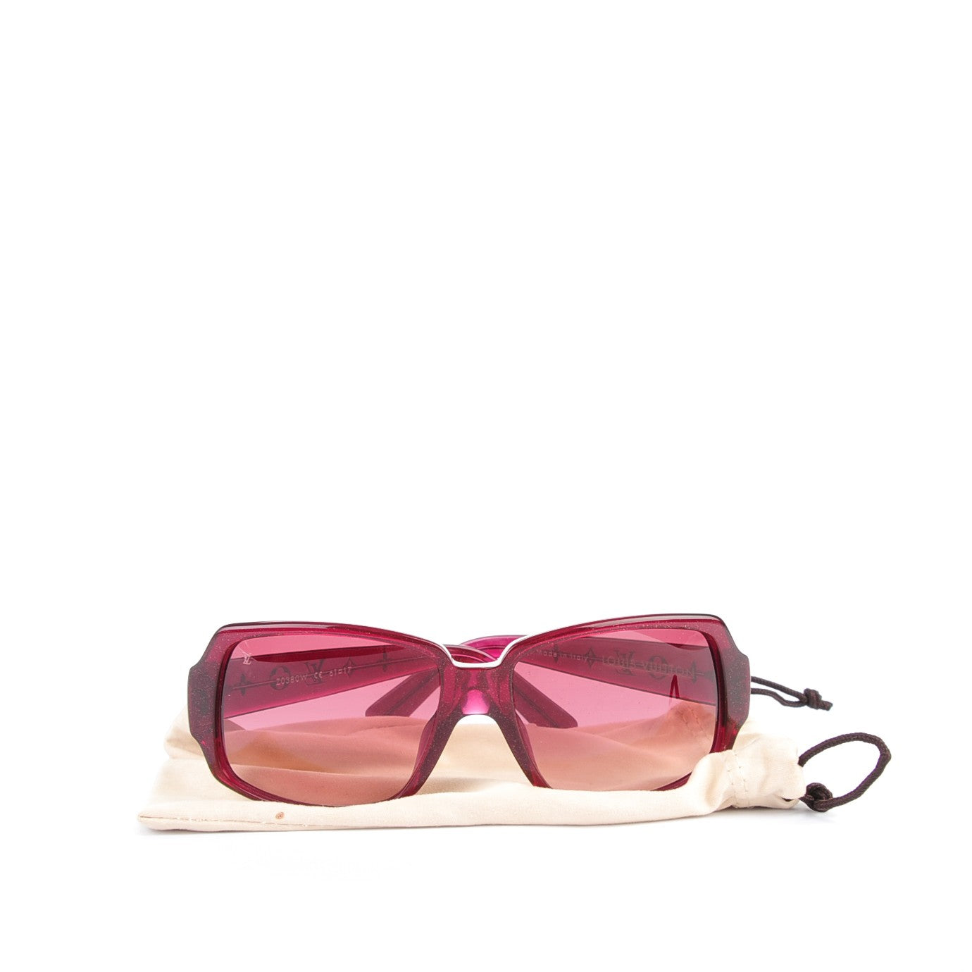 Obsession Carre Sunglasses Z0380W Glitter Fuchsia