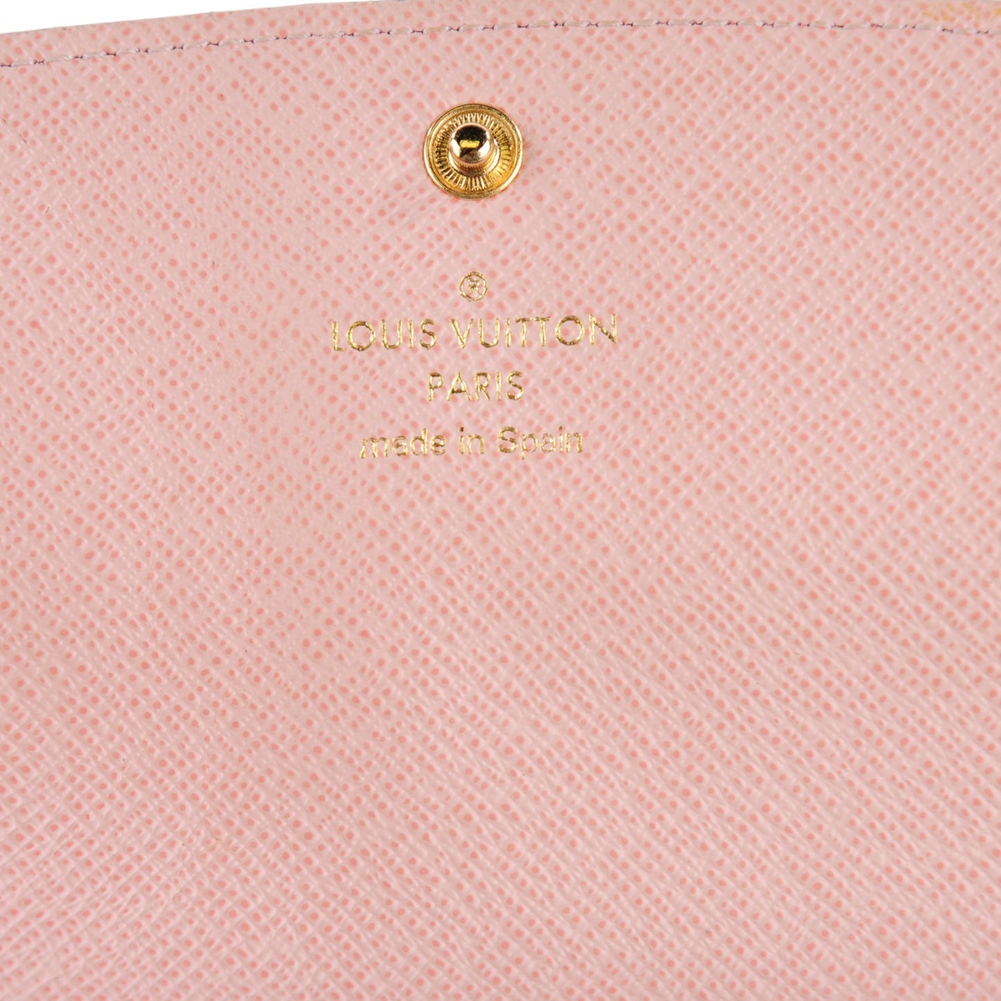 Monogram Emilie Wallet Rose Ballerine