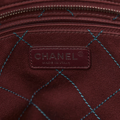 Chanel Grained Calfskin Quilted Small Daily Shopping Tote Turquoise 7 of 11