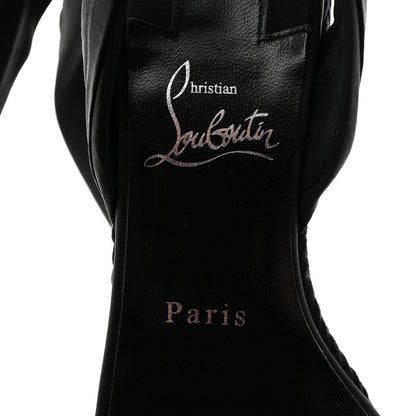 Christian Louboutin Suede Melides Du Desert 85 Heels 37 Black 6 of 8