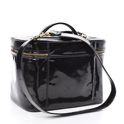 Chanel Patent Vanity Cosmetic Case Black 3 of 13
