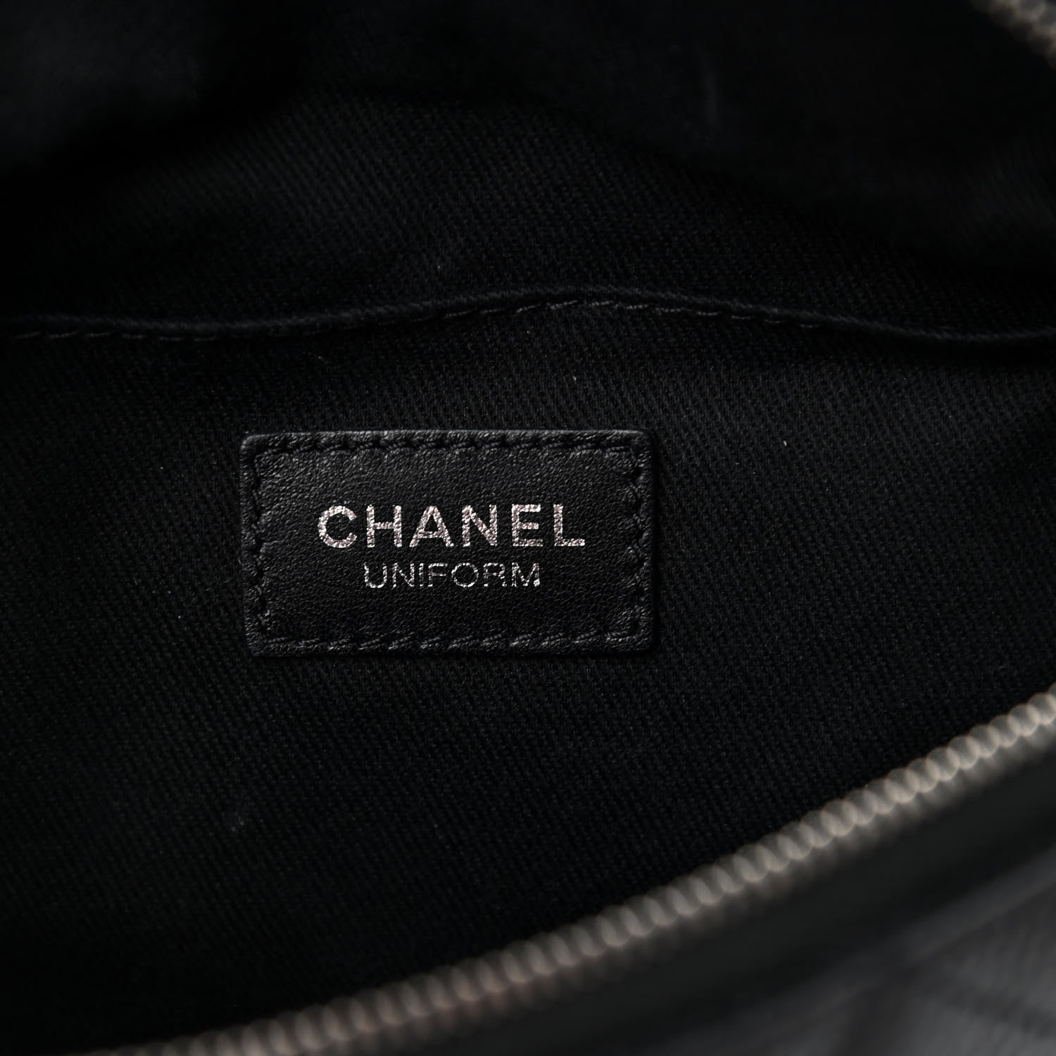 Chanel Grained Calfskin Quilted Waist Belt Bag Black 6 of 11