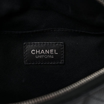 Chanel Grained Calfskin Quilted Waist Belt Bag Black 6 of 11
