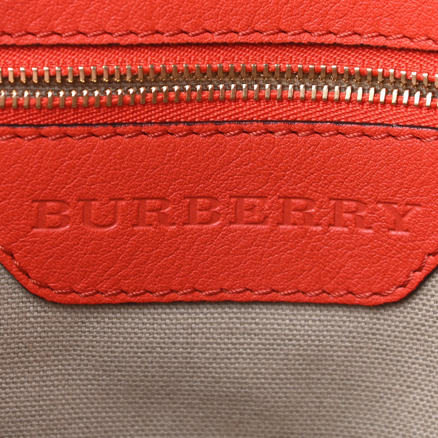 House Check Small Canterbury Tote Bright Russet
