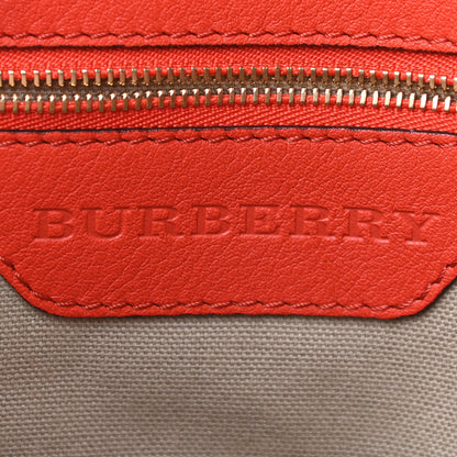 Burberry House Check Small Canterbury Tote Bright Russet 8 of 21