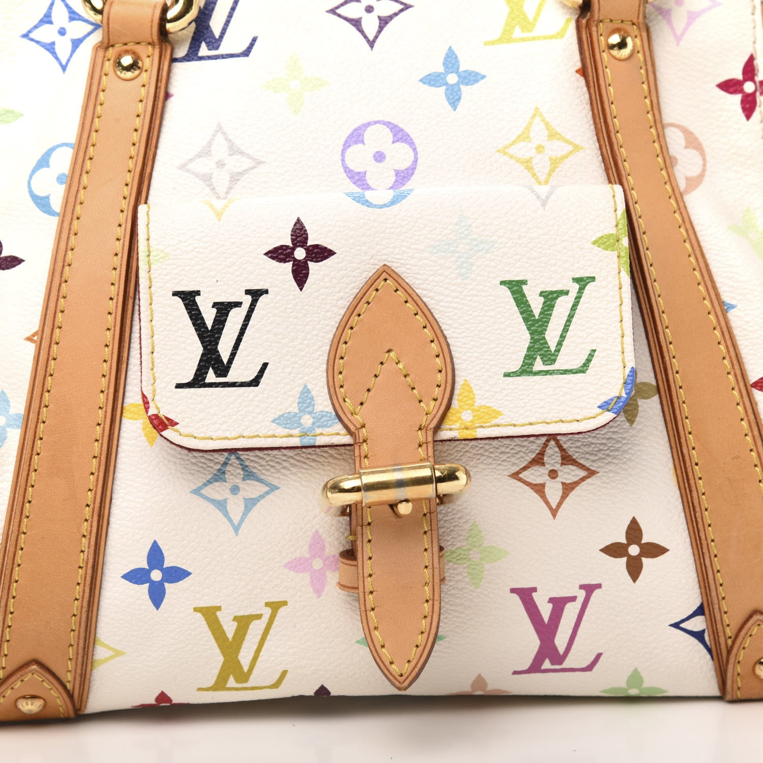 Louis Vuitton Monogram Multicolor Priscilla White 10 of 13