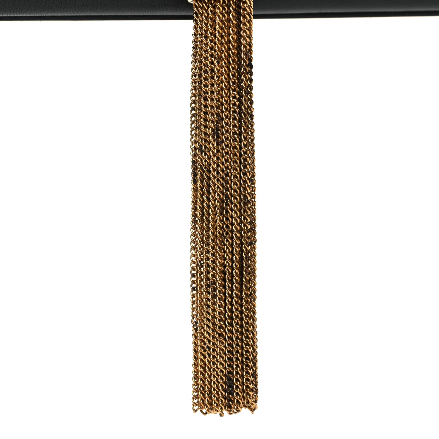 Saint Laurent Calfskin Classic Monogram Tassel Clutch Black 14 of 14