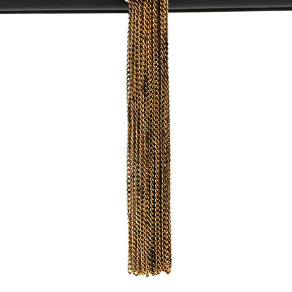 Saint Laurent Calfskin Classic Monogram Tassel Clutch Black 14 of 14