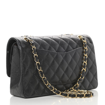 Chanel Caviar Quilted Medium Double Flap Black 3 of 11