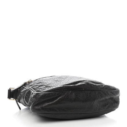 Gucci Guccissima Flat Messenger Bag Dark Brown 4 of 13