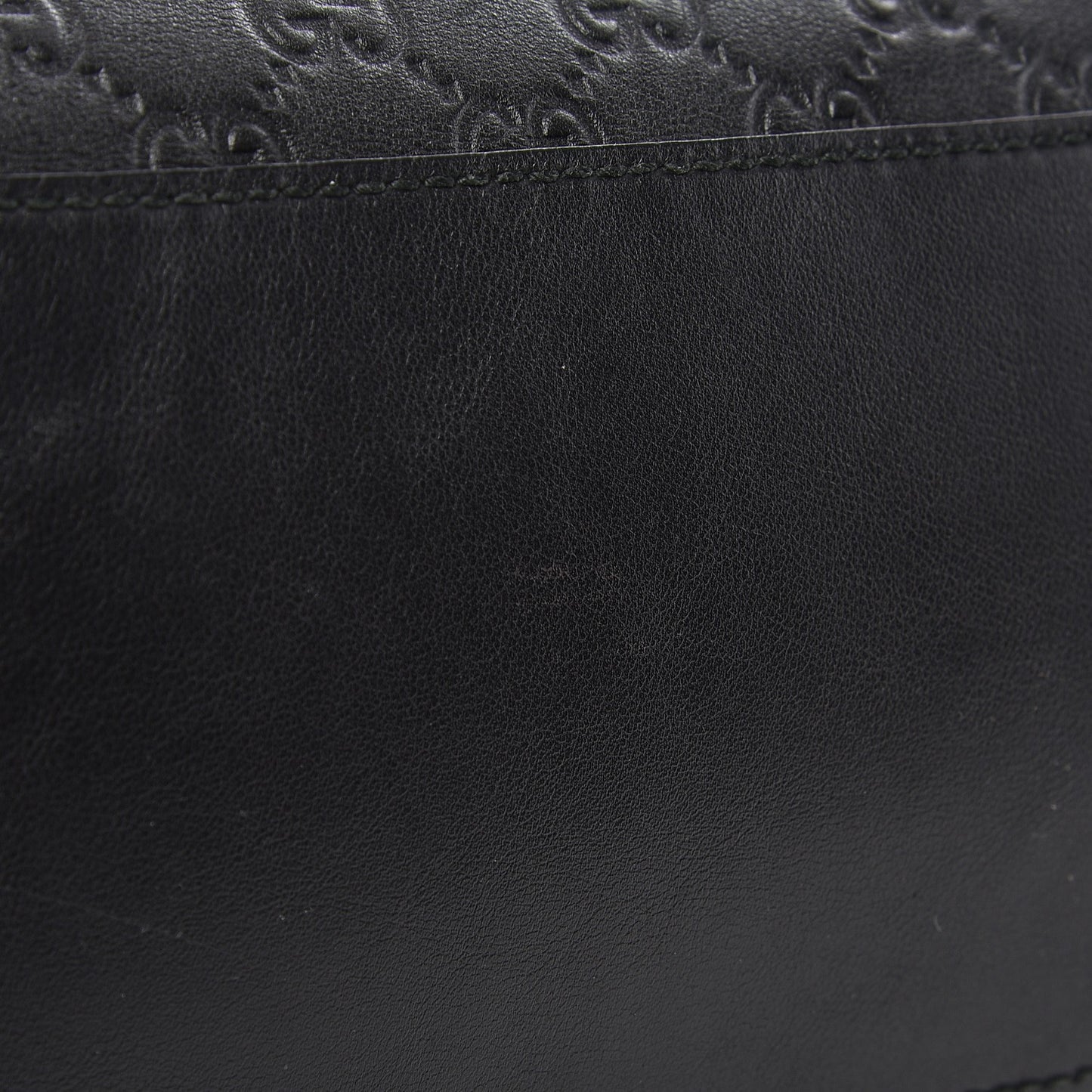 Guccissima Small Miss GG Hobo Black