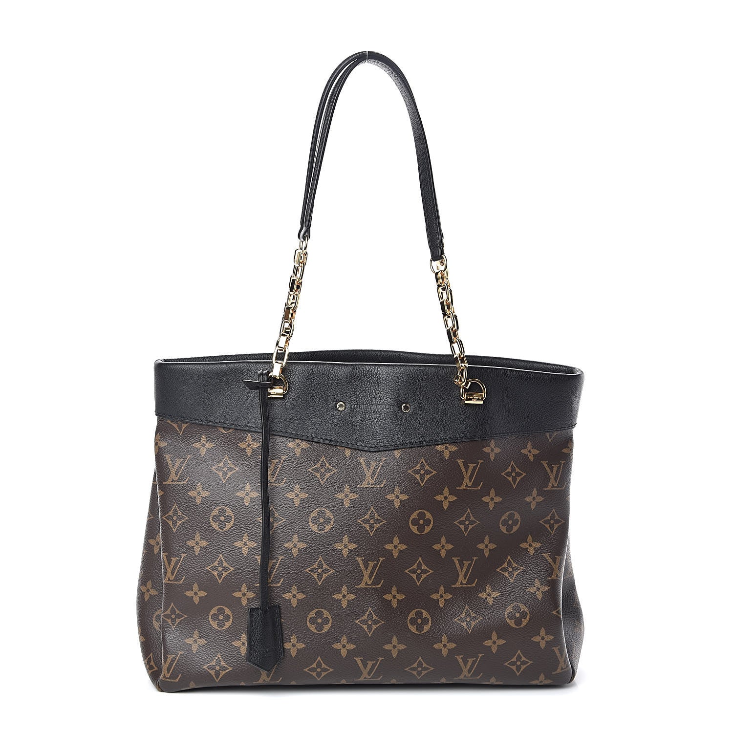 Louis Vuitton Monogram Pallas Shopper Black 1 of 8
