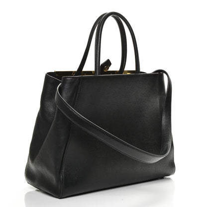 Fendi Vitello Elite Regular 2Jours Tote Black 3 of 7