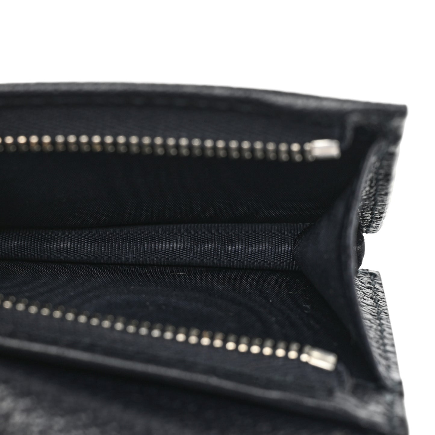 GG Supreme Monogram Textured Dollar Calfskin Web Ophidia Card Case Beige Blue