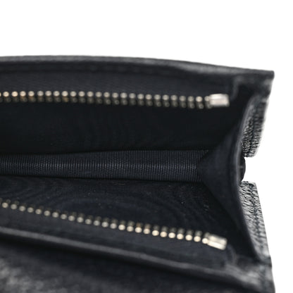 Gucci GG Supreme Monogram Textured Dollar Calfskin Web Ophidia Card Case Beige Blue 5 of 11