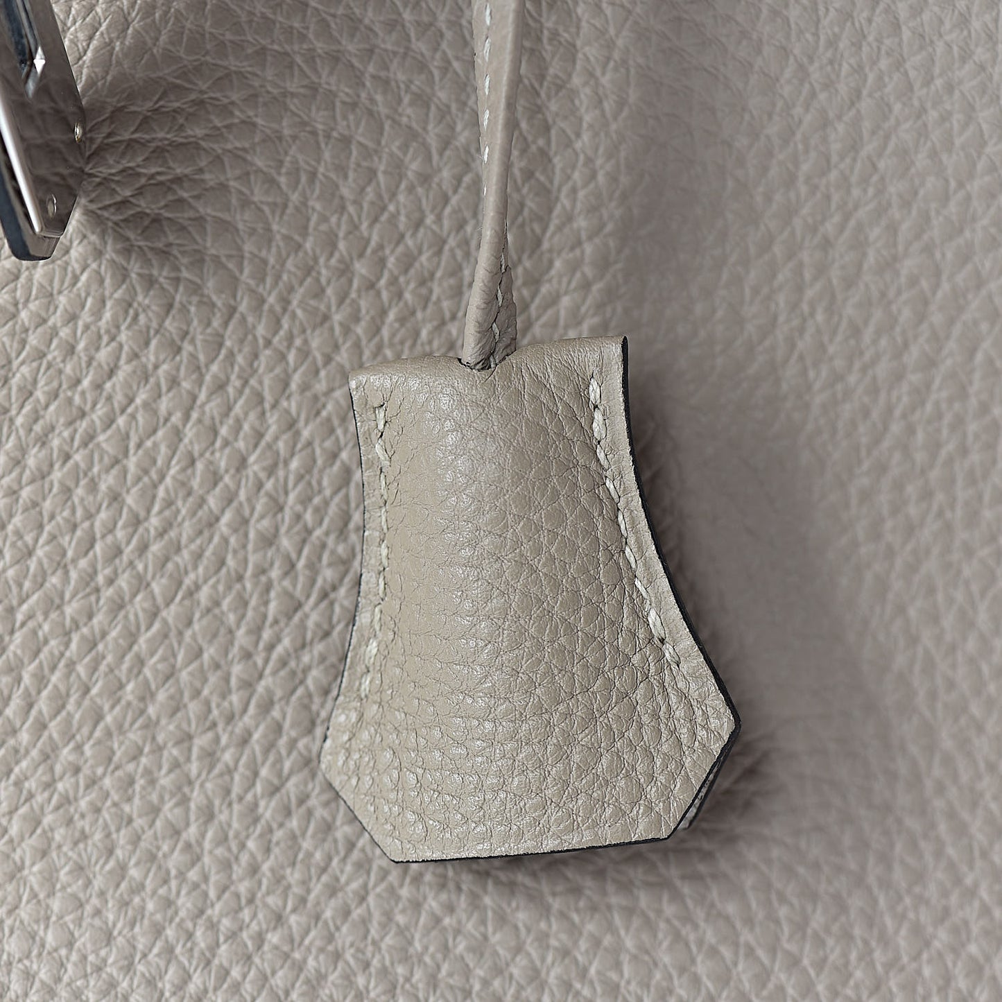 Taurillon Clemence Birkin 35 Gris Tourterelle