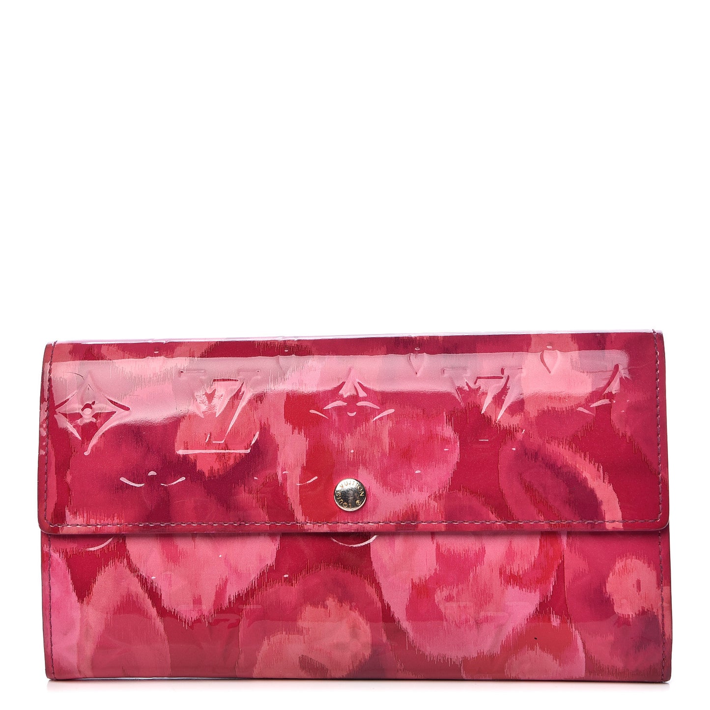 Vernis Ikat Sarah Wallet Rose Indien