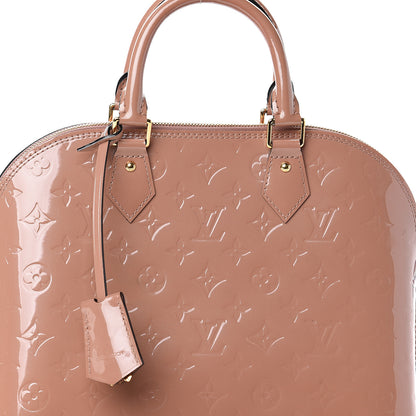 Louis Vuitton Vernis Alma PM Rose Velours 6 of 9