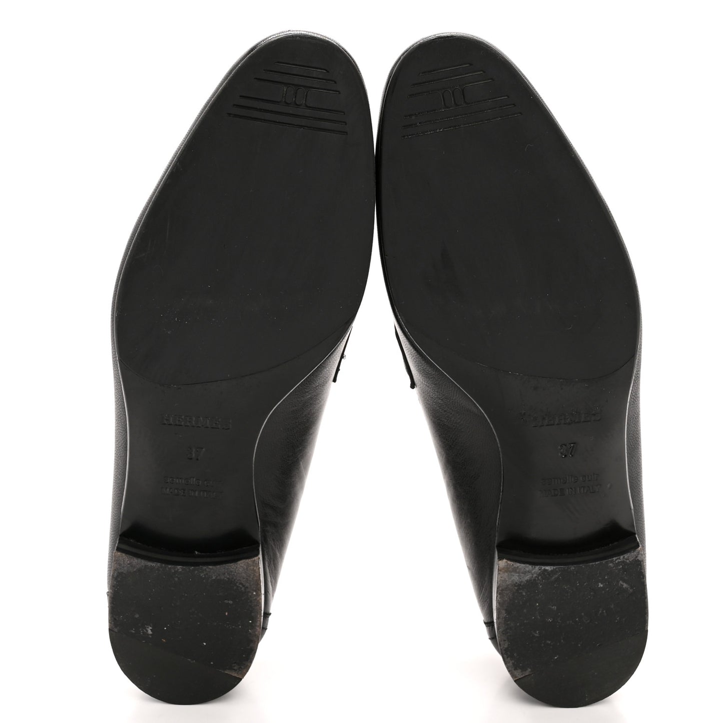 Goatskin Womens Paris Loafers 37 Black