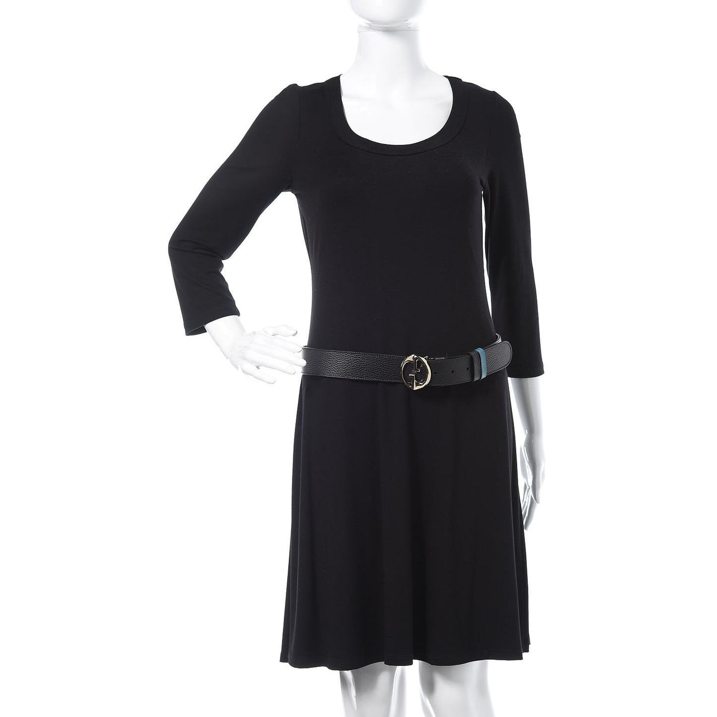 Dollar Calfskin 1973 Reversible Belt 90 36 Black Deep Cobalt