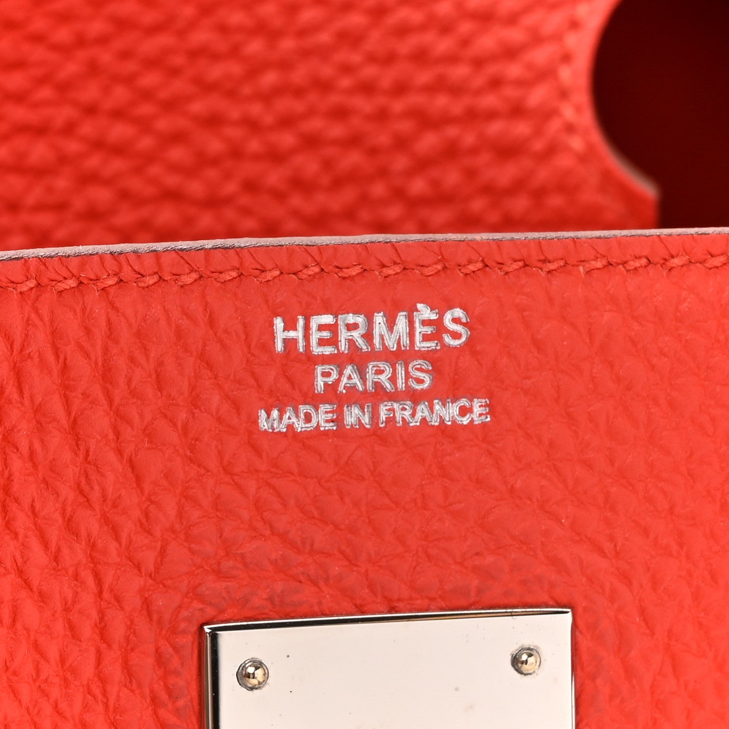 Hermes Togo Birkin 30 Capucine 6 of 21