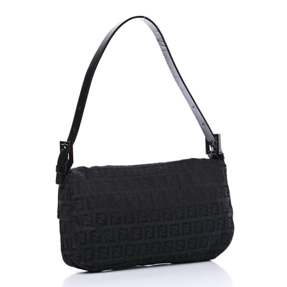 Fendi Zucchino Baguette Black 2 of 4