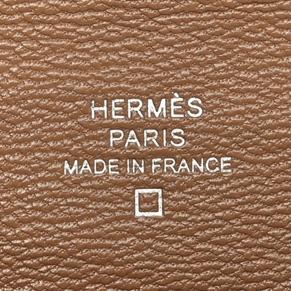 Hermes Matte Alligator Calvi Card Case Chai 6 of 8