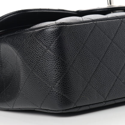 Chanel Caviar Quilted Jumbo Double Flap Black 8 of 9
