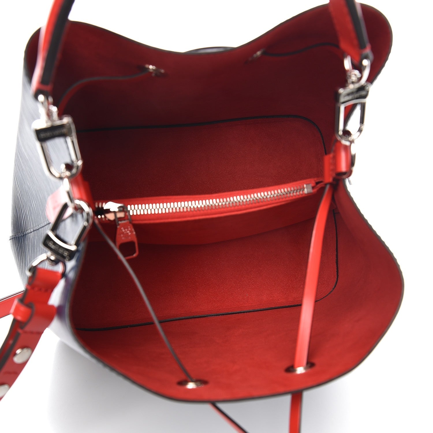 Louis Vuitton Epi Neonoe Indigo Coquelicot 6 of 9