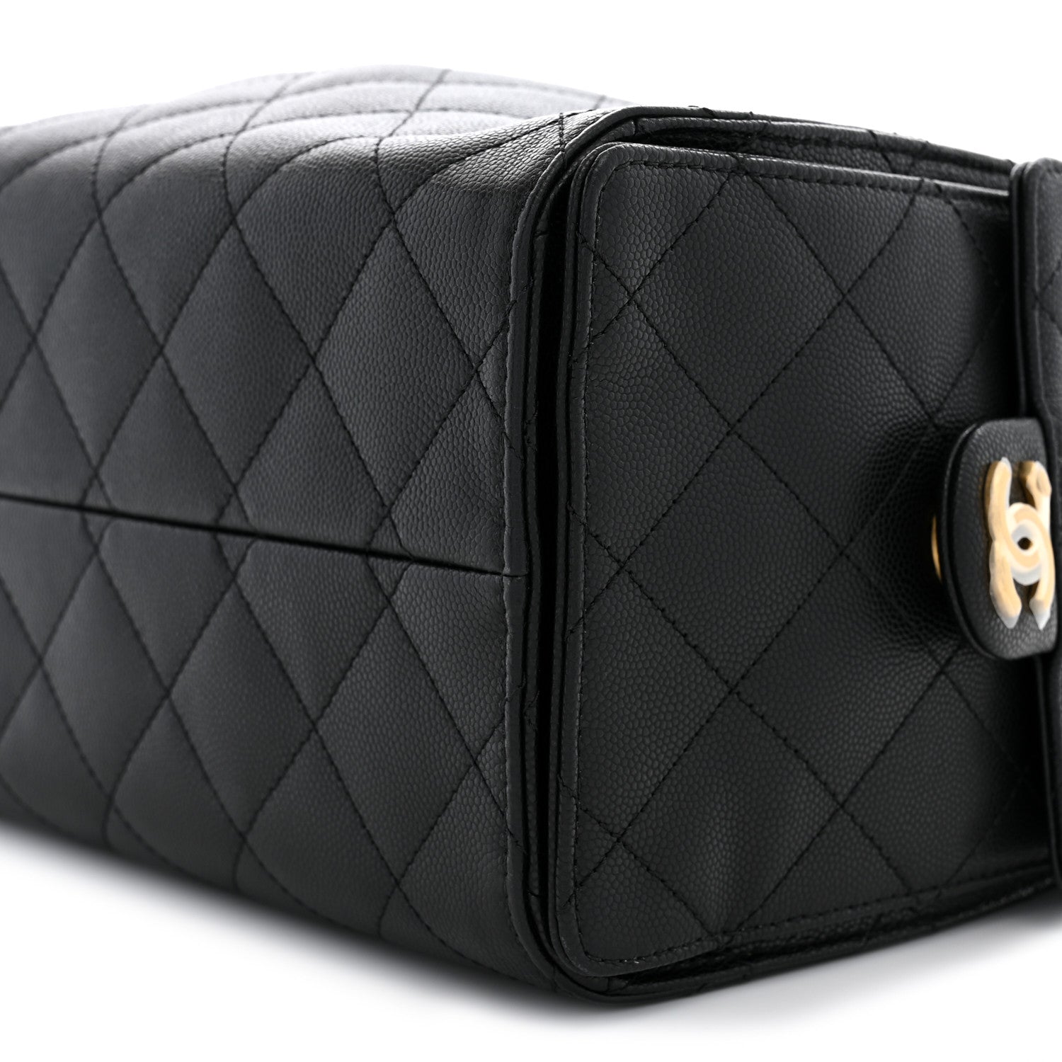 Chanel Caviar Quilted Small Chanel 25 Handbag Black 10 of 11