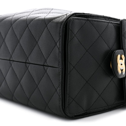 Chanel Caviar Quilted Small Chanel 25 Handbag Black 10 of 11
