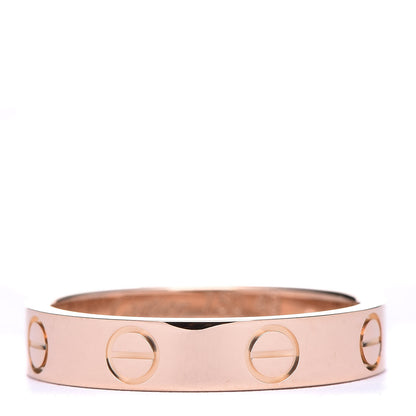 Cartier 18K Pink Gold 3.5mm LOVE Wedding Band Ring 49 4.75 1 of 4